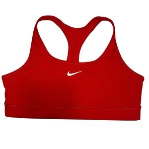 Nike Girls Youth Large Red Sports Bra Dri-Fit Racerback Athletic